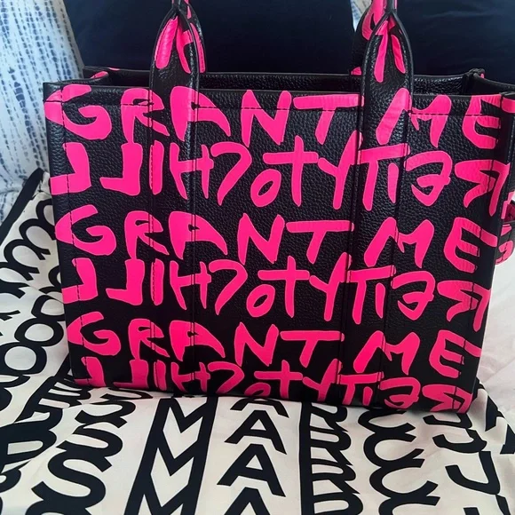 Marc Jacobs Stephen Sprouse leather tote bag NWT - Picture 4 of 11